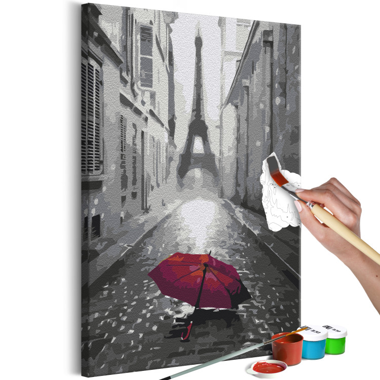 Obraz do malowania po numerach Parasol w Paryżu 132145 additionalImage 3