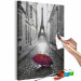 Wandbild zum Malen nach Zahlen Umbrella in Paris 132145 additionalThumb 3
