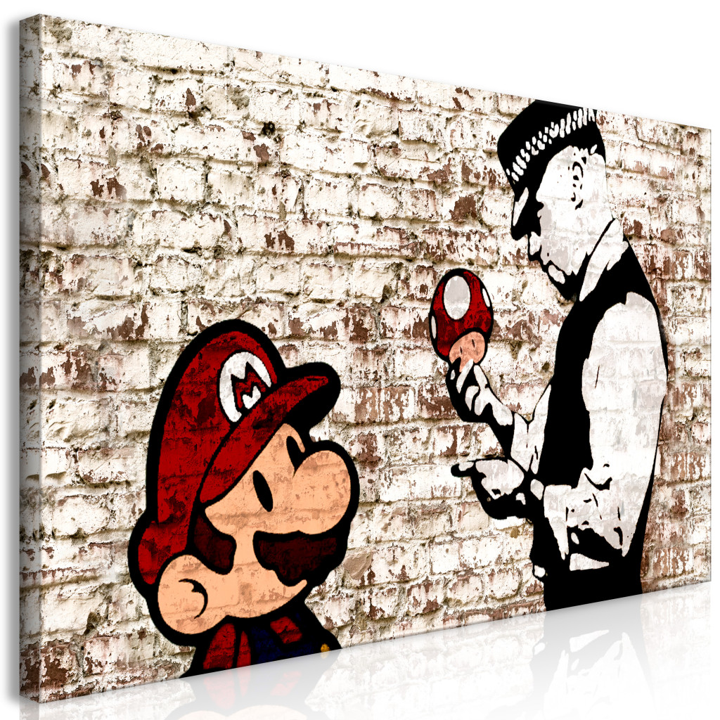 Duży Obraz XXL Mario Bros: Zdarta ściana II [Large Format]