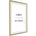 Wall Poster Collect Moments Not Things - Minimalist Typography on a White Background 146145 additionalThumb 12