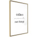 Wall Poster Collect Moments Not Things - Minimalist Typography on a White Background 146145 additionalThumb 6