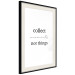 Wall Poster Collect Moments Not Things - Minimalist Typography on a White Background 146145 additionalThumb 10