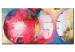 Toile déco Abstraction (1 pièce) - fantaisie colorée avec cercles et motifs 46545