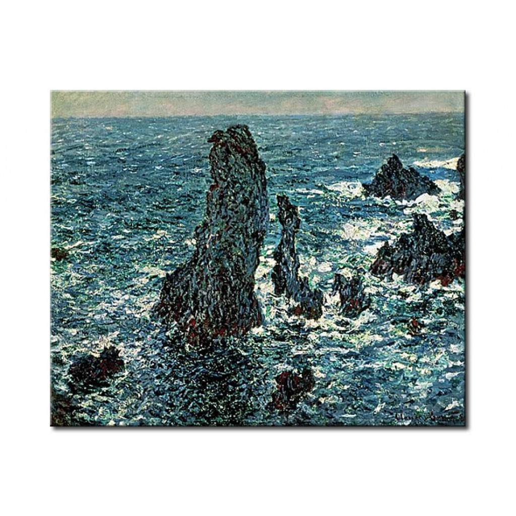 Schilderij  Claude Monet: The Rocks At Belle Ile