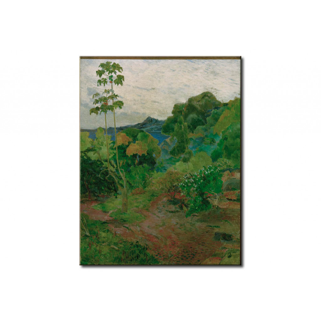 Schilderij  Paul Gauguin: Tropische Landschaft