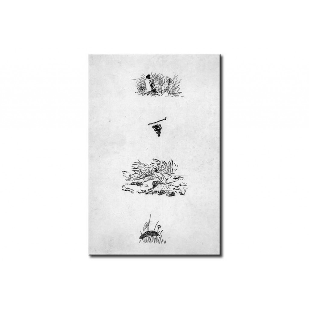 Schilderij  Edouard Manet: L'Aprèsmidi D'un Faune