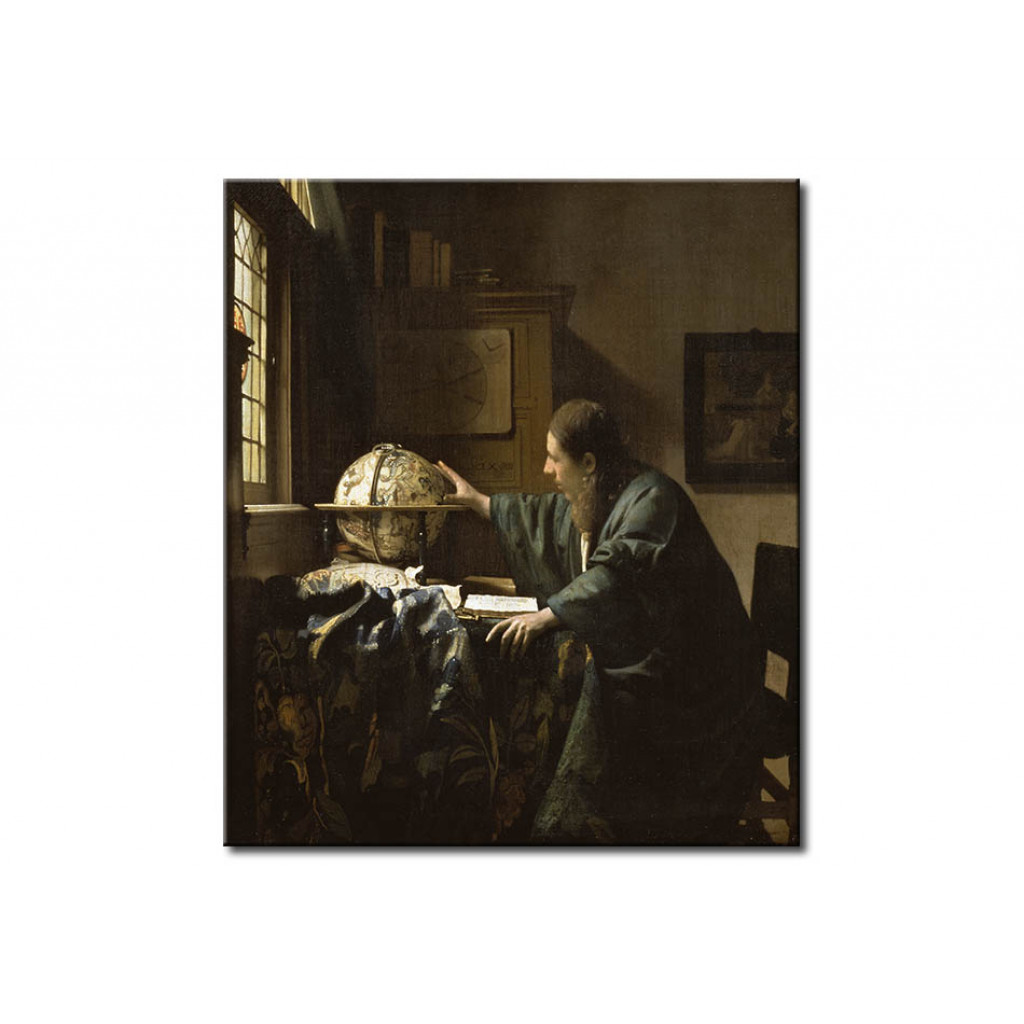 Schilderij  Jan Vermeer: The Astronomer