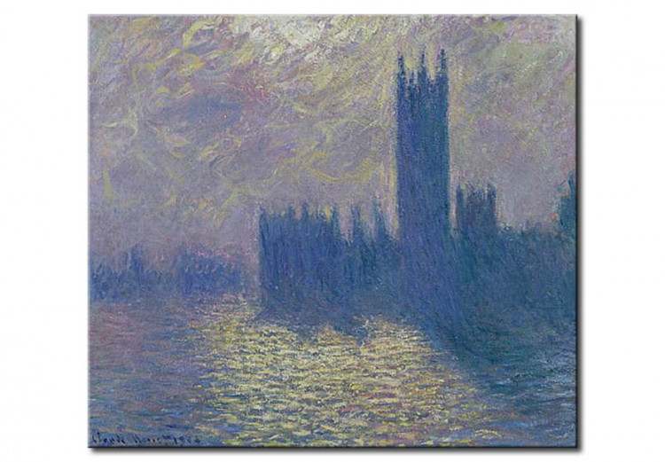 Reprodukcja obrazu Budynek Parlamentu w Londynie (Efekt mgły) 54745