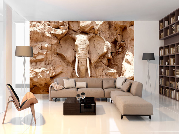 Wall Mural Stone Elephant (South Africa)