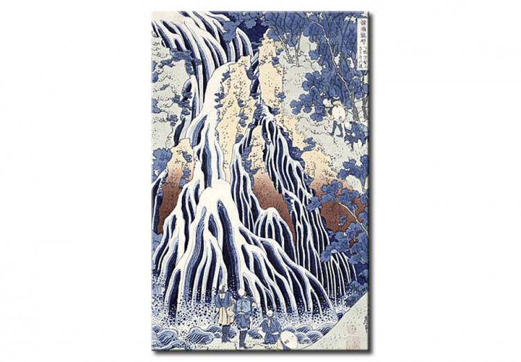 Riproduzione quadro Kirifuri Fall on Kurokami Mount, from the series 'Shokoku Taki Meguri' (A Journey to the Waterfalls of All the Provinces) 107755