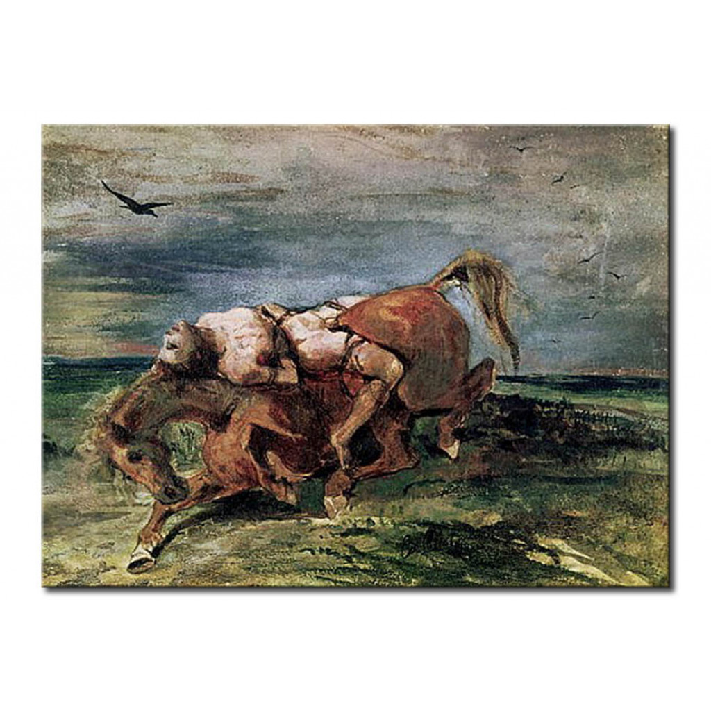 Schilderij  Eugène Delacroix: Mazeppa