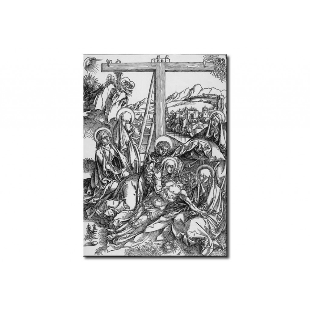 Schilderij  Albrecht Dürer: The Large Lamentation Of Christ