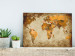 Paint by Number Kit Brown World Map 116755 additionalThumb 2