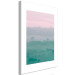 Obraz Mgła o poranku - pastelowy, romantyczny pejzaż w różach i zieleniach 119155 additionalThumb 2