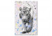Wandbild zum Malen nach Zahlen White Tiger  128355 additionalThumb 6
