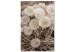 Quadro moderno Dente di leone estivo - Foto ispirata alla natura in colore seppia 137255