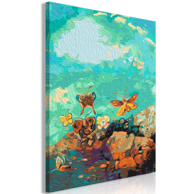 Paint by number Summer Morning of Insects - Colorful Butterflies and Moths by the Lake 146555 additionalImage 7
