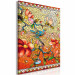Paint by number Orange Nature - Colorful Stained Glass Window With Birds and Magnolia Bush 148455 additionalThumb 4