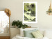 Poster Tropical Lake - Watercolor Landscape in Shades of Green 150055 additionalThumb 12