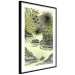 Poster Tropical Lake - Watercolor Landscape in Shades of Green 150055 additionalThumb 7