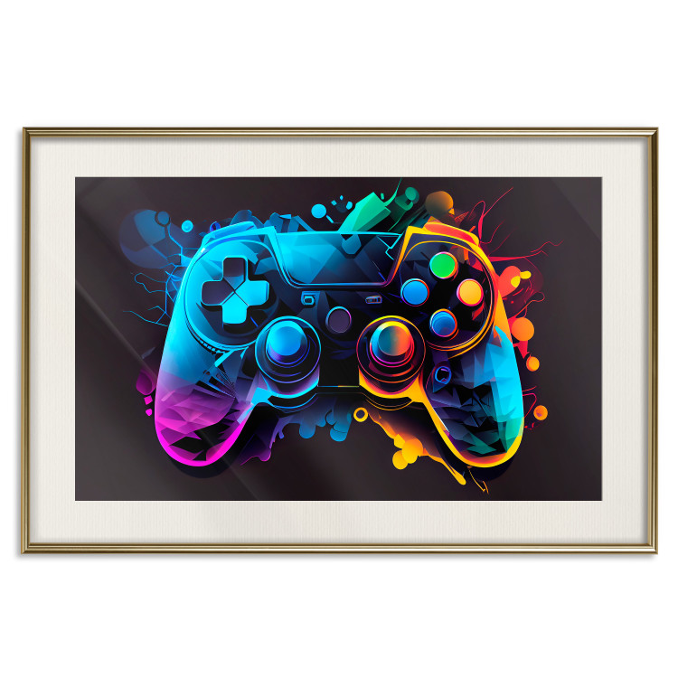 Poster Colorful Controller - A Multi-Colored Design for the Player’s Room 150655 additionalImage 24