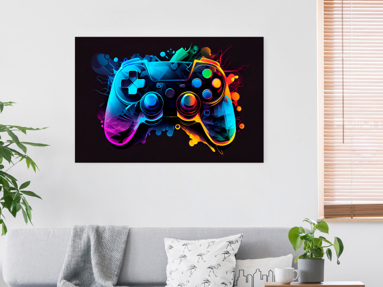 Poster Colorful Controller - A Multi-Colored Design for the Player’s Room 150655 additionalImage 9