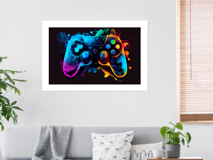 Poster Colorful Controller - A Multi-Colored Design for the Player’s Room 150655 additionalImage 6