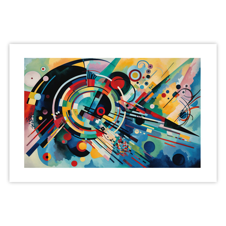 Poster A Burst of Color - Abstraction Inspired by Kandinsky’s Style 151155 additionalImage 21