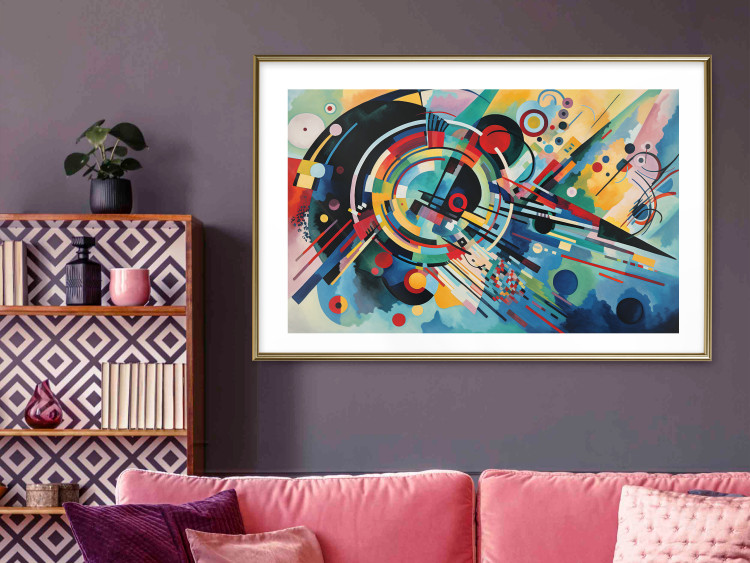 Poster A Burst of Color - Abstraction Inspired by Kandinsky’s Style 151155 additionalImage 15