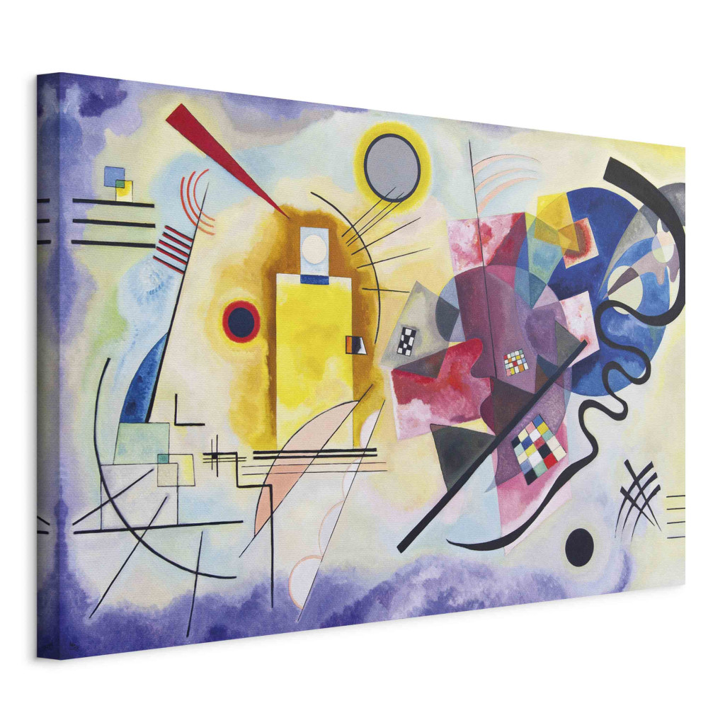 Duży Obraz XXL Żółty - Czerwony - Niebieski - Abstrakcyjna Kompozycja Kandinsky'ego [Large Format]