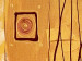Cuadro moderno Abstracción dorada (3-piezas) - fantasía con elementos geométricos 48055 additionalThumb 3