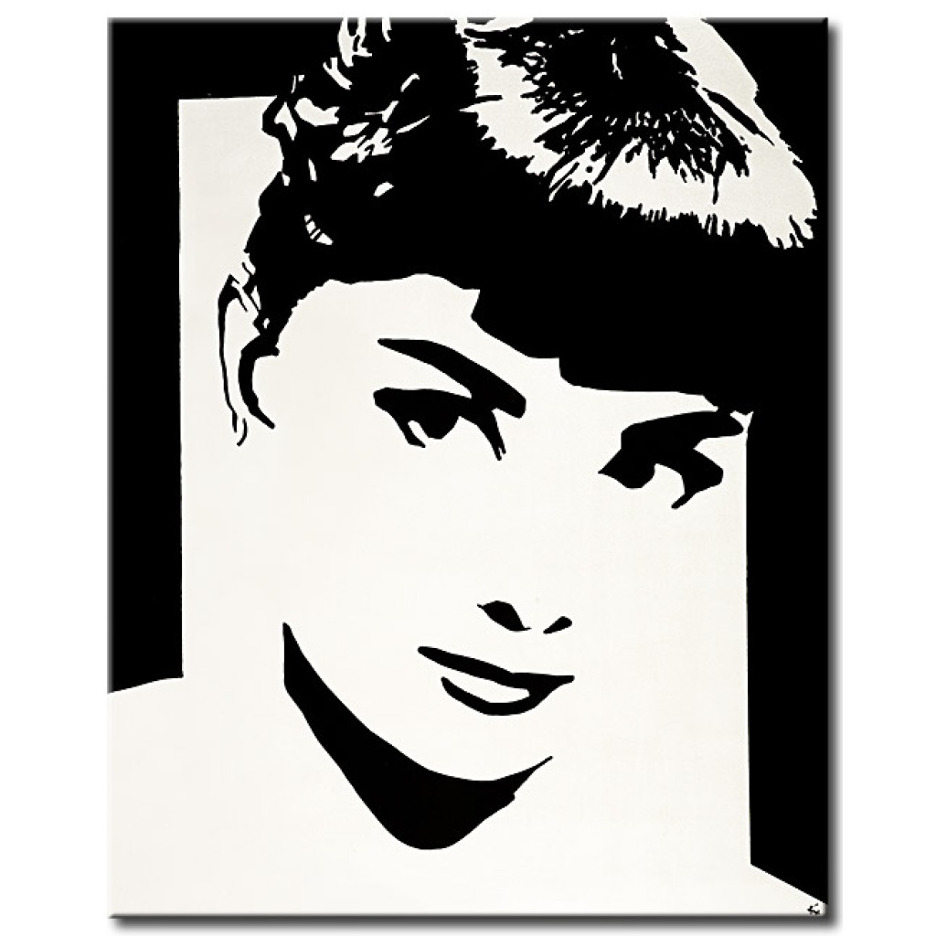 Schilderij  Portretten: Audrey Hepburn