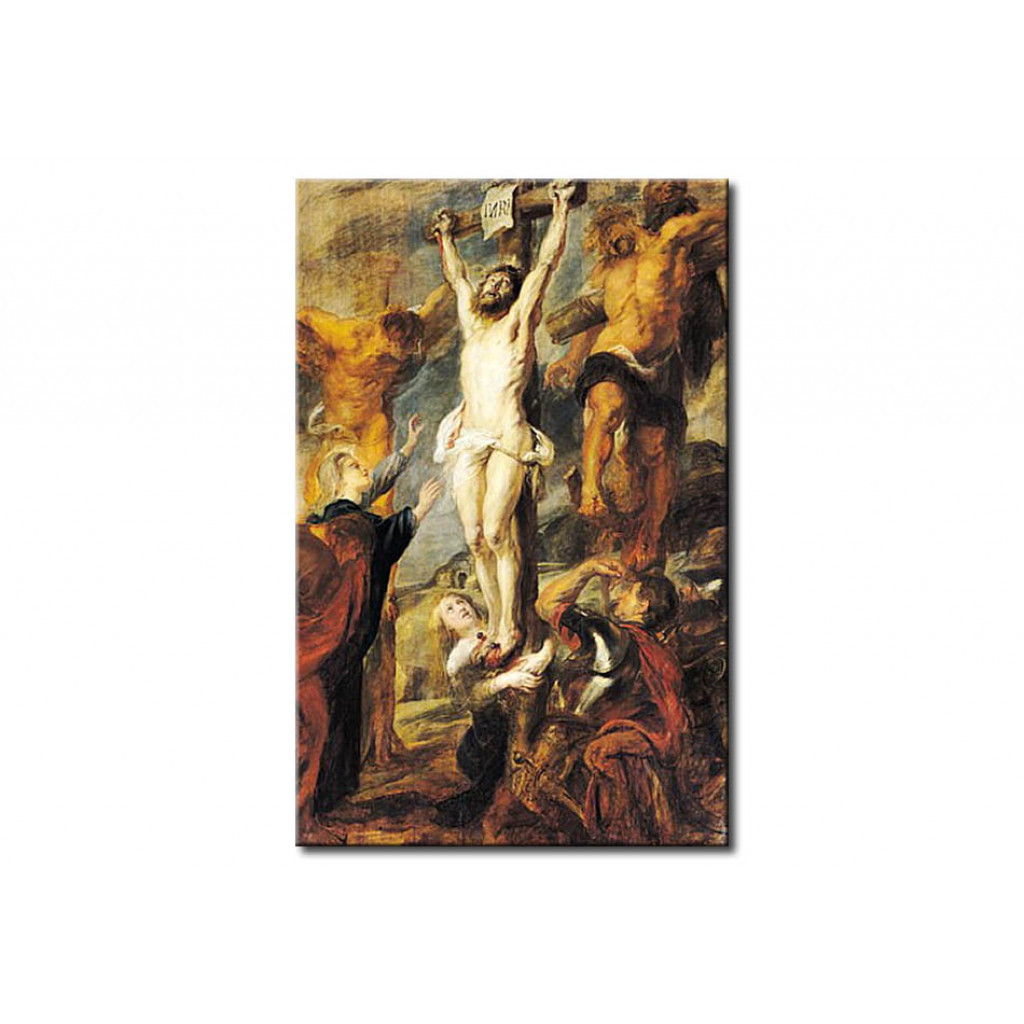 Schilderij  Peter Paul Rubens: Christ Between The Two Thieves