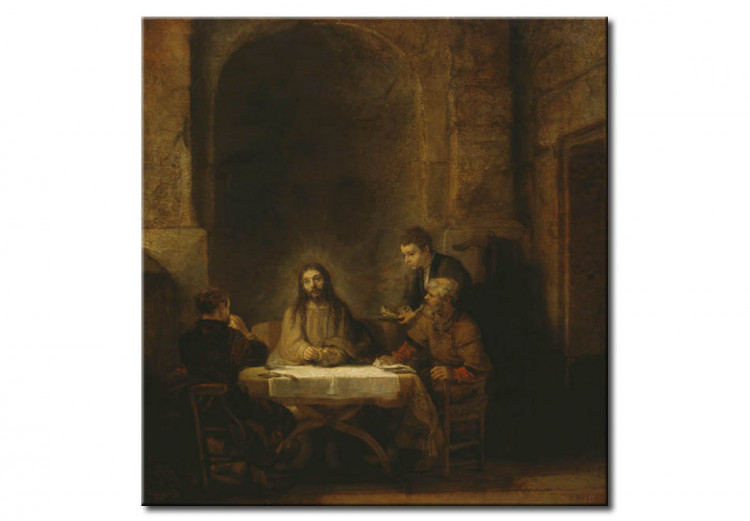 Tableau sur toile Christ et les disciples d'Emmaüs 52055