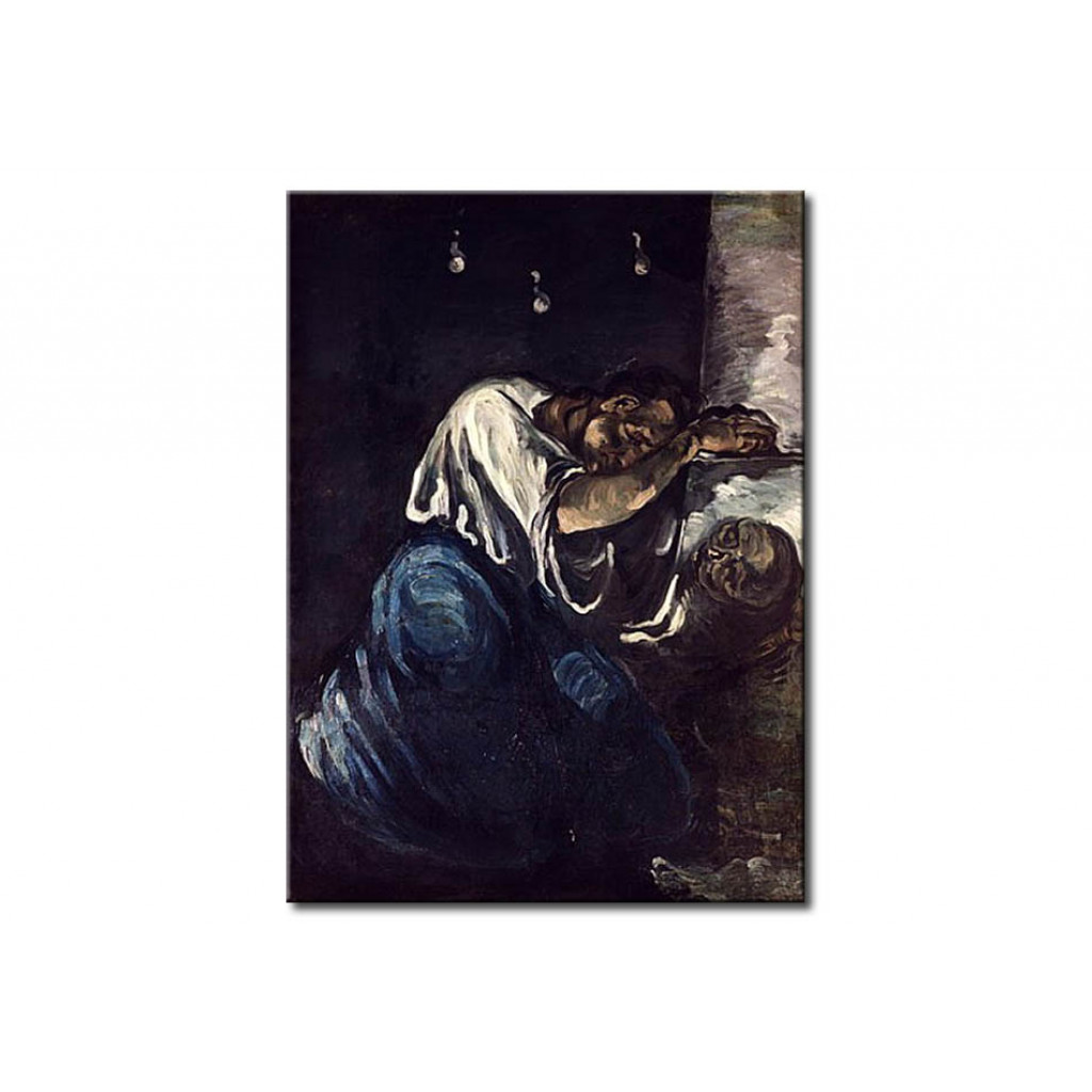 Schilderij  Paul Cézanne: La Madeleine, Or La Douleur