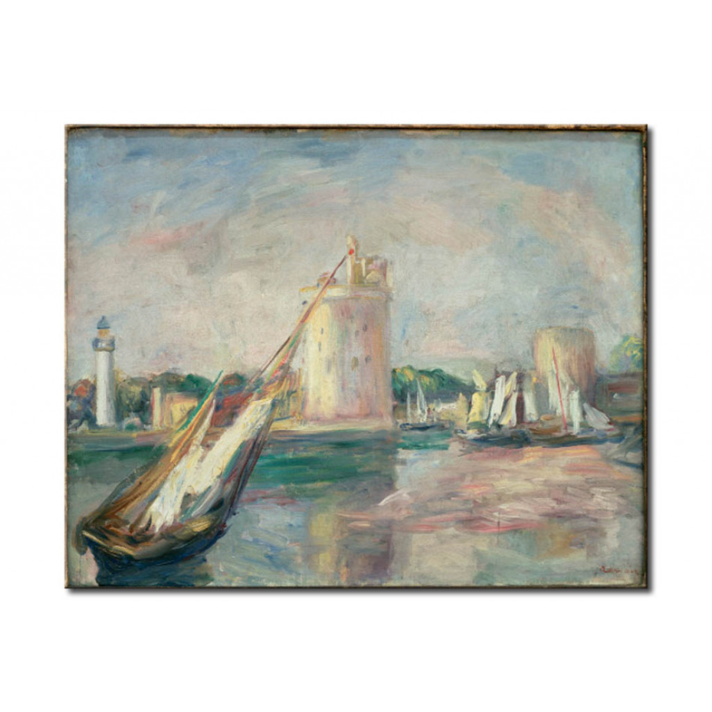 Schilderij  Pierre-Auguste Renoir: L'Entree Du Port De La Rochelle