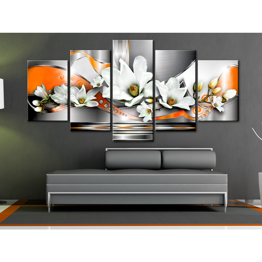 Schilderij  Magnolias: Mandarin Variations