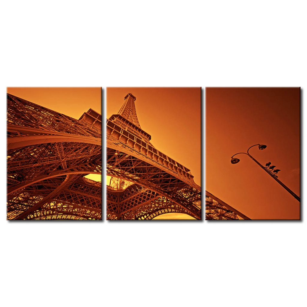 Quadro Pintado Torre Eiffel