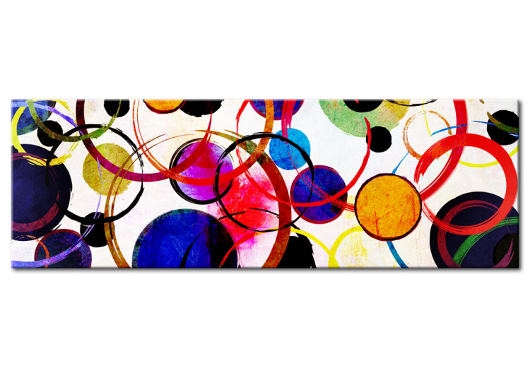 Acrylic Print Rainbow Circles [Glass] 93155 additionalImage 2