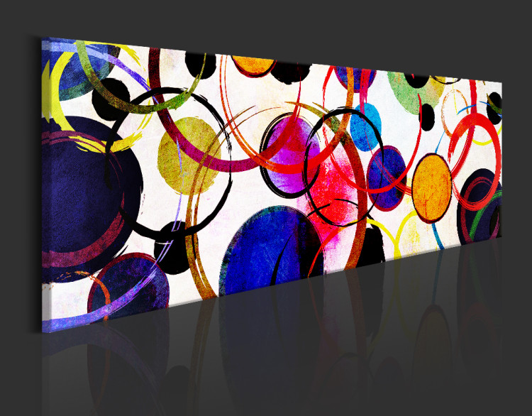Acrylic Print Rainbow Circles [Glass] 93155 additionalImage 6