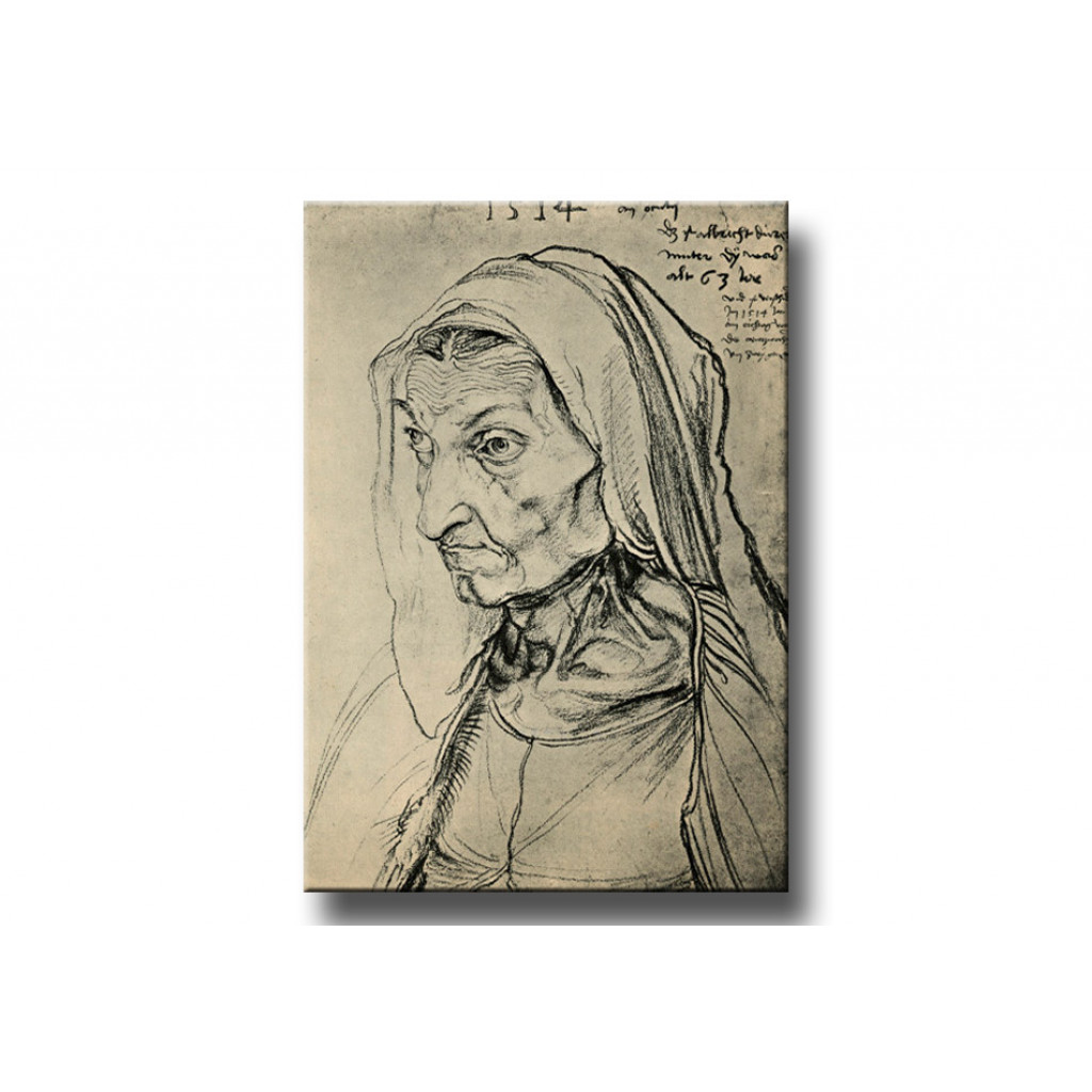 Schilderij  Albrecht Dürer: Dürer's Mutter