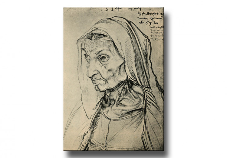 Kunstkopie Dürer's Mutter 107765