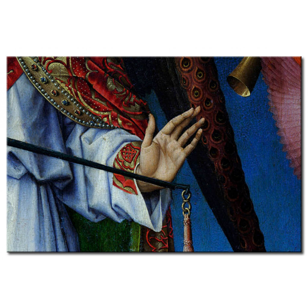 Schilderij  Rogier Van Der Weyden: Archangel Michael Weighing Souls
