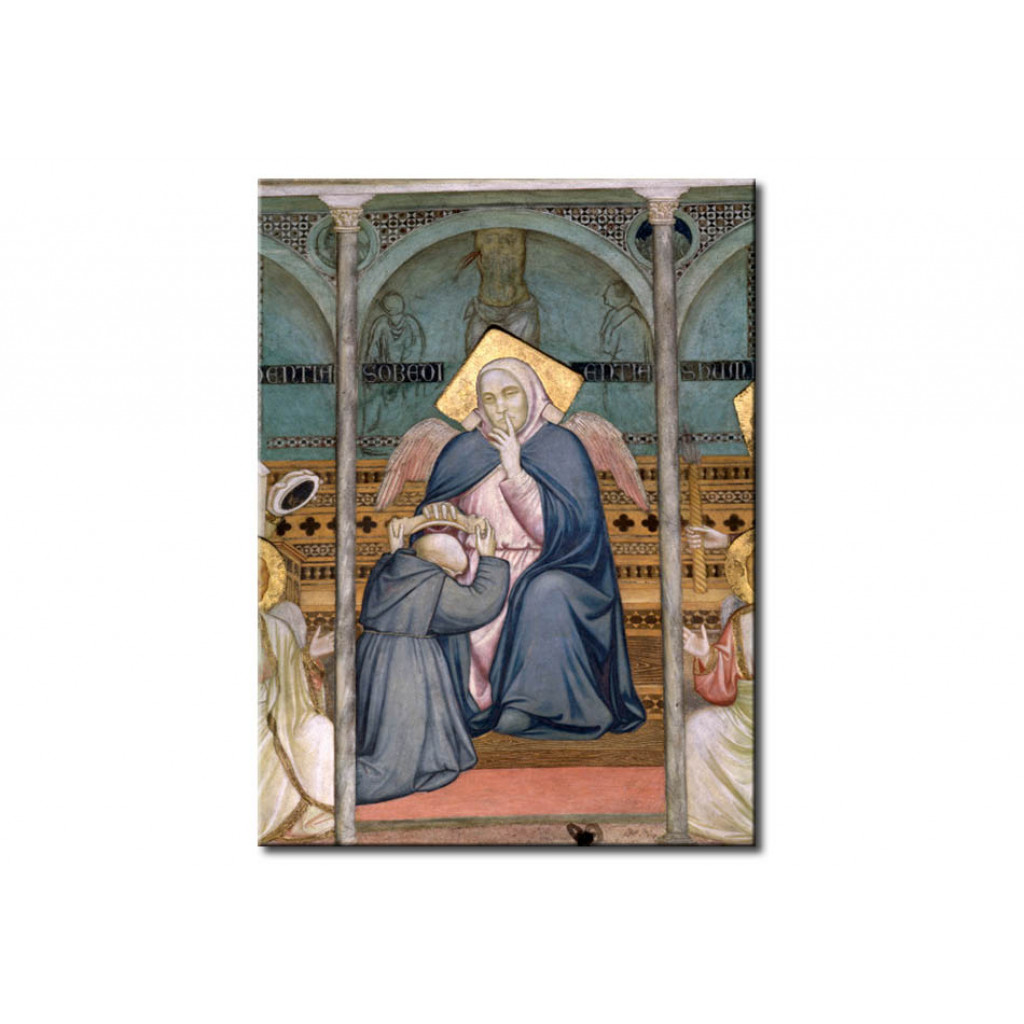Schilderij  Giotto Di Bondone: Allegory Of Obedience