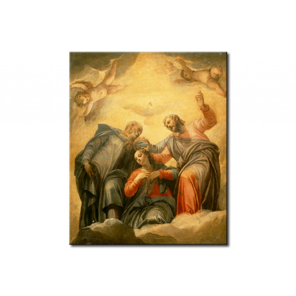 Schilderij  Paolo Veronese: Coronation Of The Virgin Mary