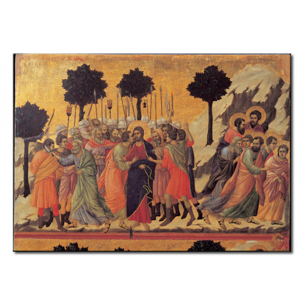 Schilderij  Duccio Di Buoninsegna: Arrest Of Christ
