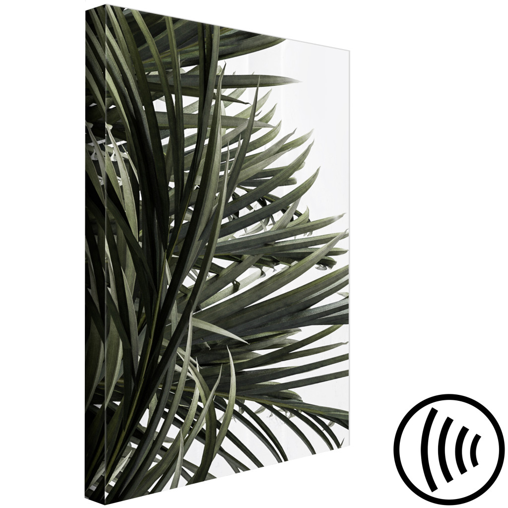 Schilderij  Landschappen: In The Shade Of Palm Trees (1 Part) Vertical