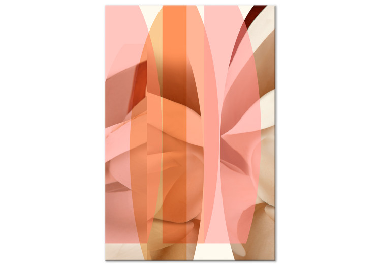 Obraz na płótnie Kwiecisty kalejdoskop (1-częściowy) pionowy