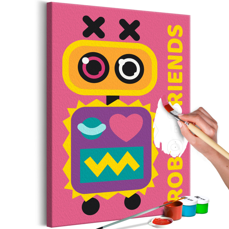 Painting Kit for Children Robo-Friends - Fantastic Character From Geometric Shapes 149765 additionalImage 5