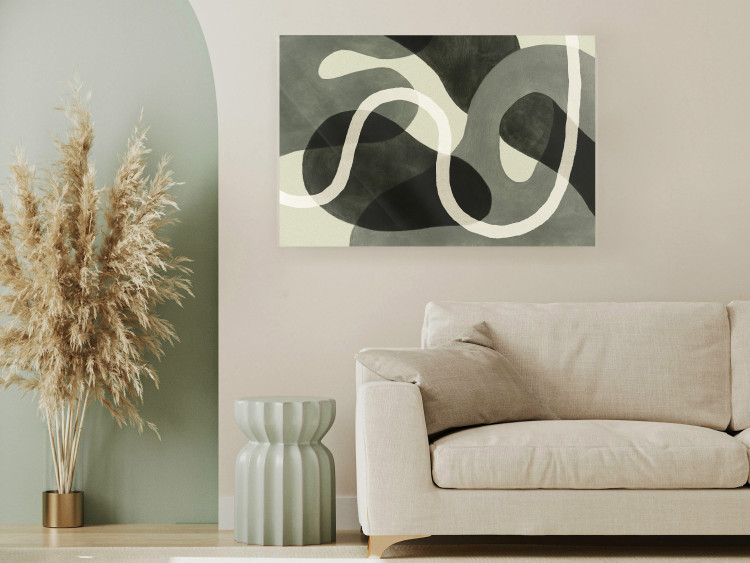 Wall Poster Sage Spots - Geometric Forms in Shades of Green 150065 additionalImage 14